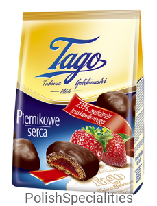 TAGO PIERNICZKI TRUSKAWKOWE 160G